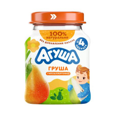 Пюре 100г Стекл банка Агуша Груша