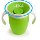 Чашка-непроливайка 360 с ручками 207мл 6+ Munchkin  зеленый