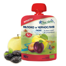 Пюре пауч Органик 90г/6 Fleur Alpine