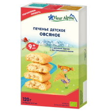 Детское печенье 120г Fleur Alpine Овсяное