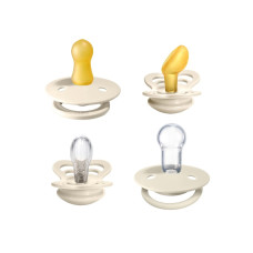 Набор пустышек Try-it, 4 шт, 0+ мес BIBS Ivory