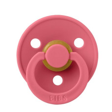 Пустышка 6-18m Colour Latex Anatomical Bibs Coral