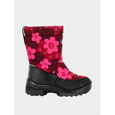 Сапоги Putkivarsi wool на девочку Bordeaux Flower reflective 13030827, Kuoma 20