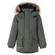 Куртка-парка для мальчиков  EDDIE K25439, 334 темная полынь Kerry 128