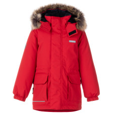 Куртка-парка для мальчиков  EDDIE K25439, 622 красный Kerry 110