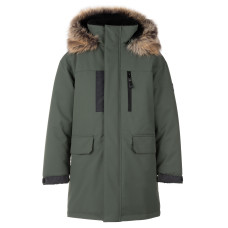 Пальто для мальчиков NORDIC K25467, 334 темная полынь Kerry 146