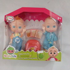 Набор пупс Cocomelon 2шт арт. 3050-1 Bobek 