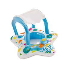 Детский надувной круг Intex С крышей 81х79