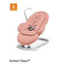 350109 Шезлонг STEPS Bouncer Soft Coral STOKKE Вавилон