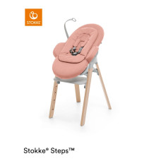 350109 Шезлонг STEPS Bouncer Soft Coral STOKKE Вавилон