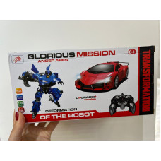 Трансформер машина - робот Glorious Mission синий Ustore