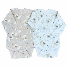 Боди на запах интерлок Rakhim baby  р 56