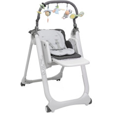 Стульчик для кормления Polly Magic Relax Grey Melange, Chicco