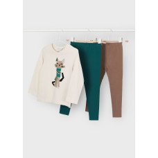 К-кт:леггинсы 2шт. для девочек Т.изумрудн 4711, 66, Mayoral 6