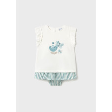 Комплект:юбка,топ, Зеленый, 4D1984, Mayoral 2