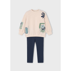 К-кт:леггинсы,пуловер 04726 - 052 Черный Mayoral 7