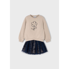 К-кт:юбка,топ, Темн.синий, 6M4936, Mayoral 2