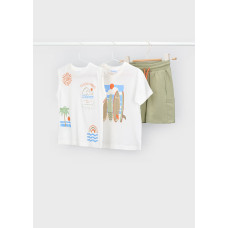 Рубашка-поло,майка,шорты Беж-зелен 03603 - 028 Mayoral 7