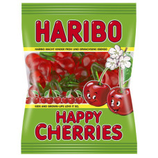 Жевательный мармелад 80г,HARIBO Happy Cherries Веселая Вишня