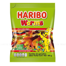 Жевательный мармелад 80г,HARIBO Worms Червячки