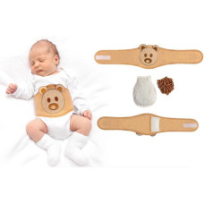 Пояс от газиков с вишневыми косточками Sevi Bebe Коричневый