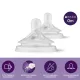 Соска для бутылочек 2шт Avent Naturals Очень медлен поток 0+