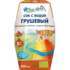 Сок с водой 200мл Fleur Alpine Грушевый