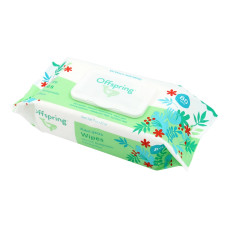 Влажные салфетки биоразлагаемые Offspring 80шт с клапаном