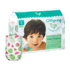 Подгузники L 9-13кг 36шт Offspring Арбузы