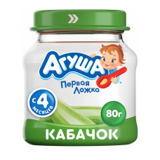 Пюре 80г Агуша (Кабачок)