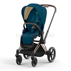 KSP Прогулочная коляска Cybex E-Priam IV Chrome Brown (Mountain Blue)