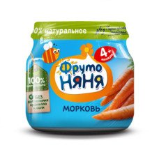 Пюре 80г Фруто Няня (Морковный)