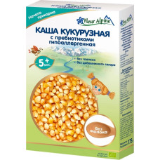 Каша без молока Fleur Alpine (Кукурузная с пребиотиками гипоаллергенная)