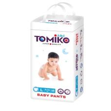 Подгузники-трусики детские Tomiko (L 9-14кг 46шт)