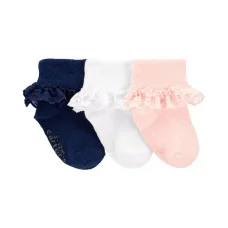 Набор из 3 пар носков для девочки Carter's