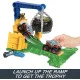Игрушечный грузовик и игровой набор Hot Wheels Monster Trucks, Rhinomite Chargin’ Challenge Ustore