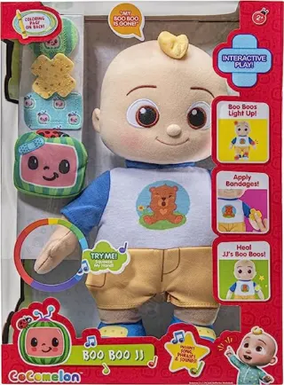Официальная плюшевая кукла CoComelon Boo Boo JJ  Ustore