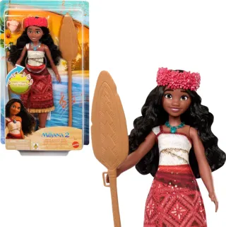 Кукла Mattel Disney Moana 2 Singing Adventure Moana с фирменным нарядом и аксессуарами Ustore