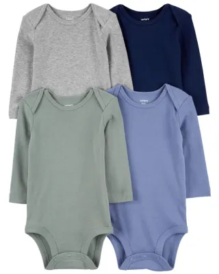 Набор из 4 полукомбинезонов для мальчика однотонные 1R698010 Carter's
