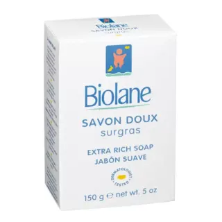 Мыло детское нежное , 100% растительная основа 150гр BIOLANE