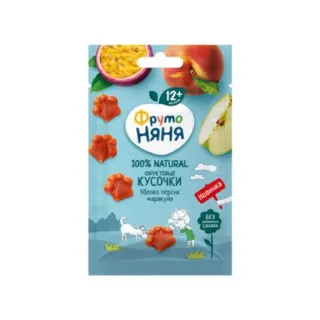 Фруктовые кусочки 16г Фруто Няня