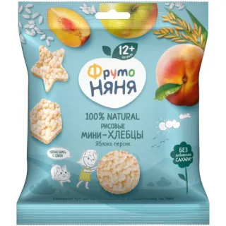 Мини-хлебцы 30г Фруто Няня