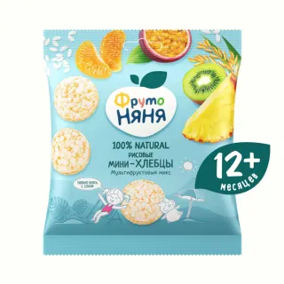 Мини-хлебцы 30г Фруто Няня