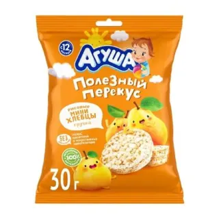 Хлебцы мини Полезный перекус 30г Агуша