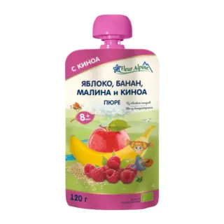 Пюре пауч Органик 120гр Fleur Alpine