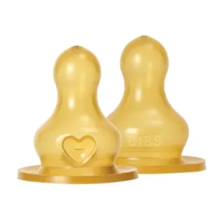 Латексная соска для бутылочки BIBS, 2 шт