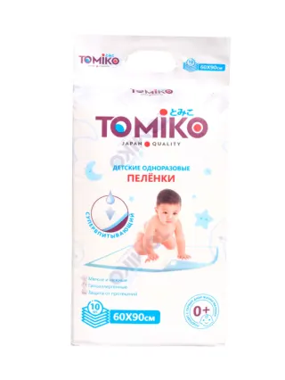 Детские пеленки одноразовые Tomiko