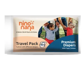 Подгузники на липкой основе, микс, 3 шт NINO NANA