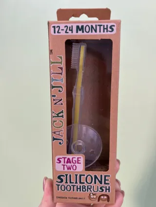 Силиконовая зубная щетка 12-24 месяца/Silicone Toothbrush Stage 2