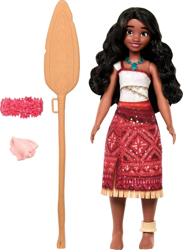Кукла Mattel Disney Moana 2 Singing Adventure Moana с фирменным нарядом и аксессуарами Ustore — фото 5